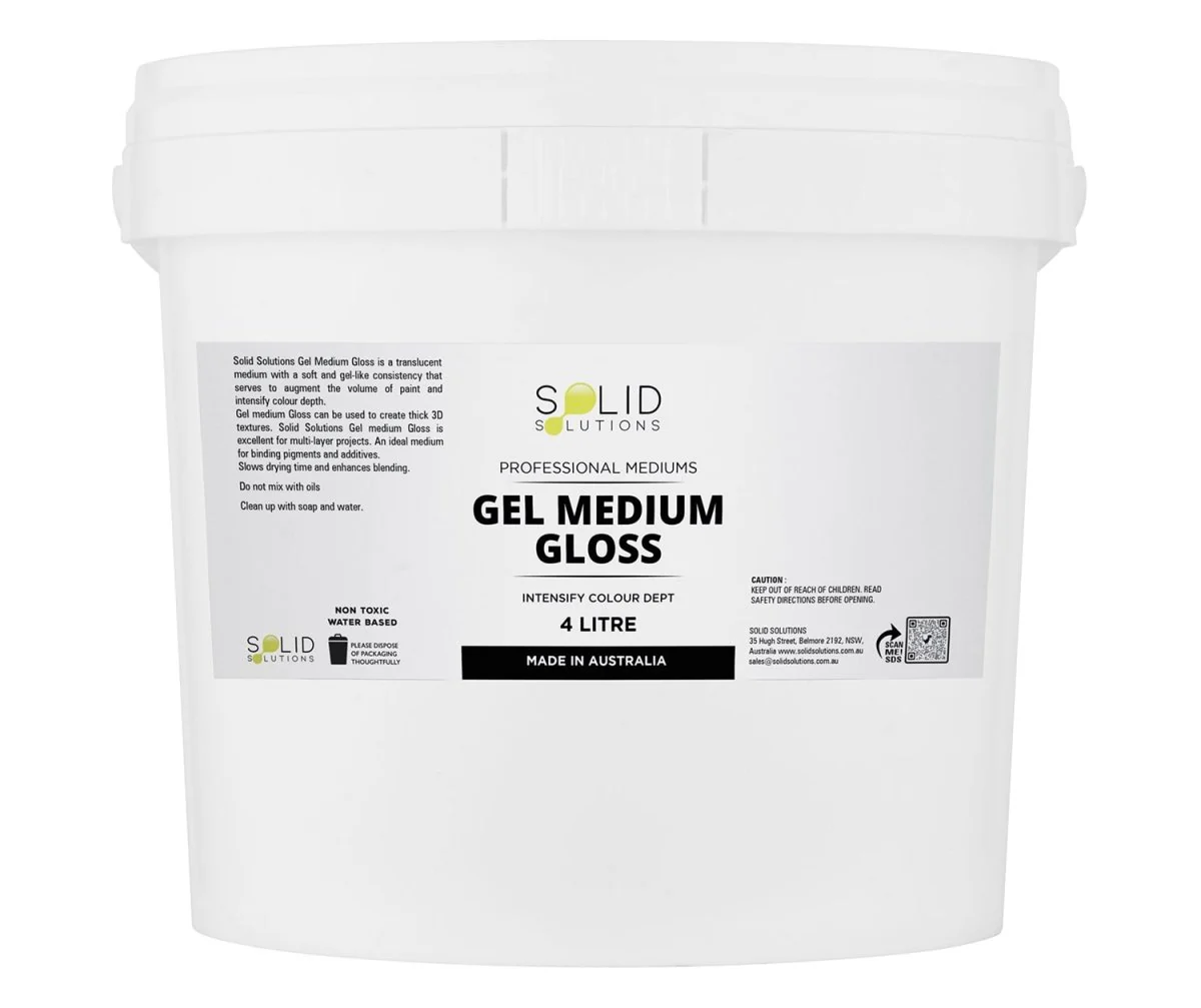 Gel Medium Gloss - 4 Litre