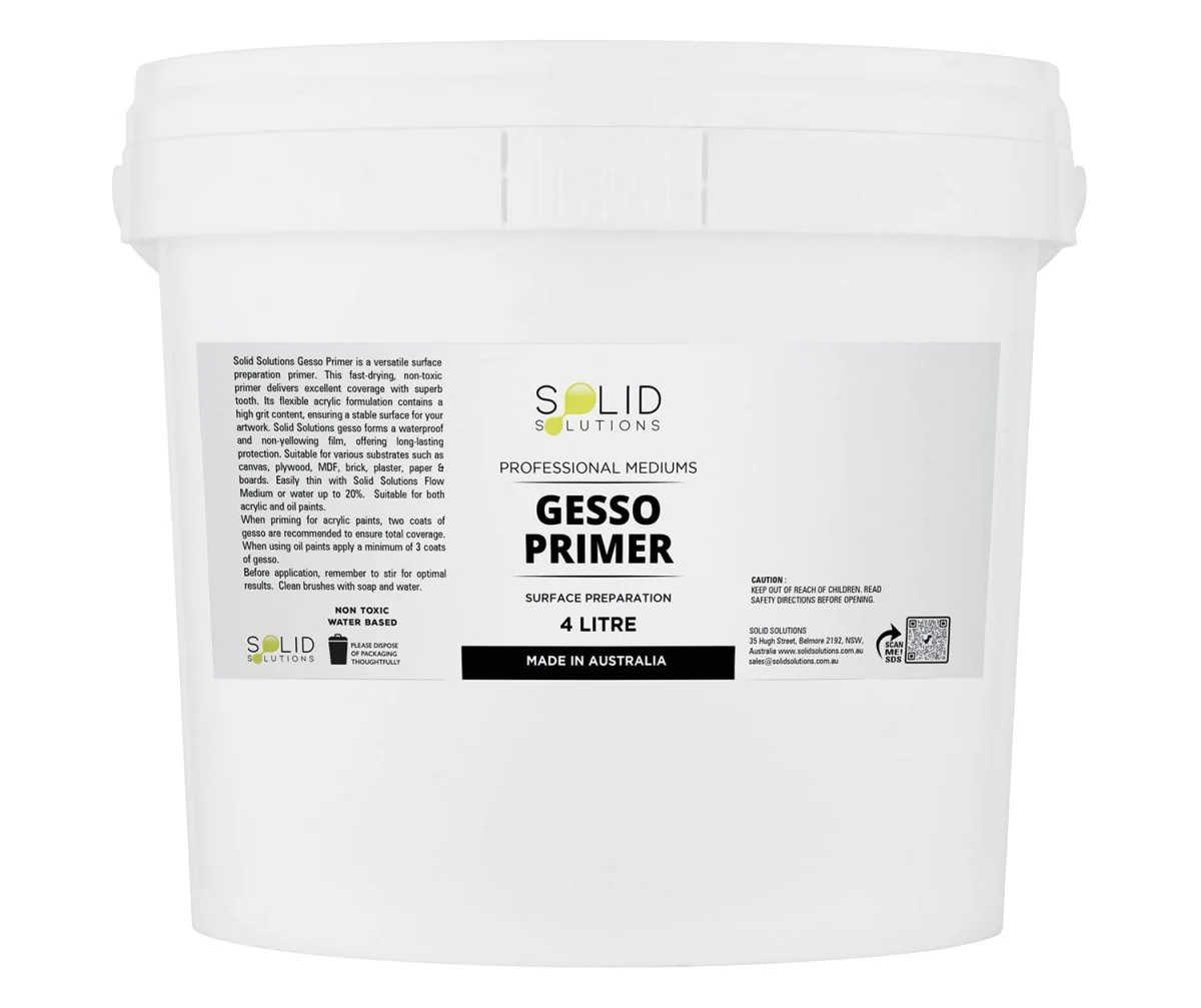 Gesso Primer | White 4 Litre