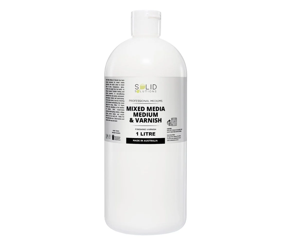 Mixed Media Medium & Varnish - 1 Litre