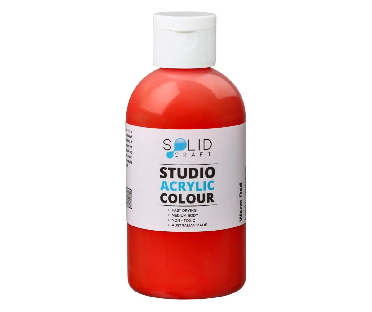 Studio Acrylic Paint | Warm Red - 250ml